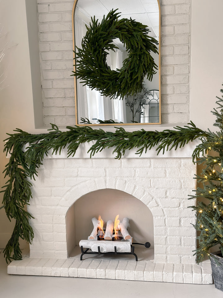 Real Touch Faux Norfolk Pine Wreath