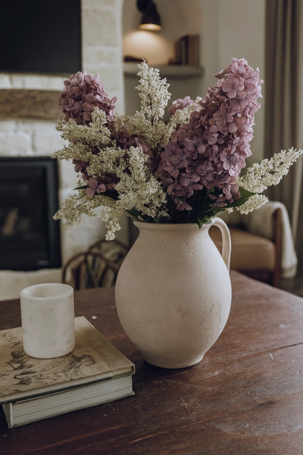 Autumn Lilac Arrangement - Anata Vase