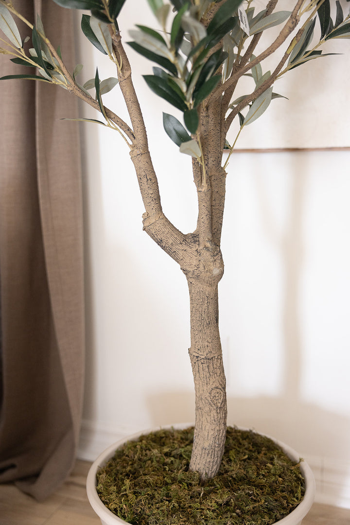 Faux olive tree, artificial olive tree for home decor, lifelike botanical plant for stylish home styling and indoor decor