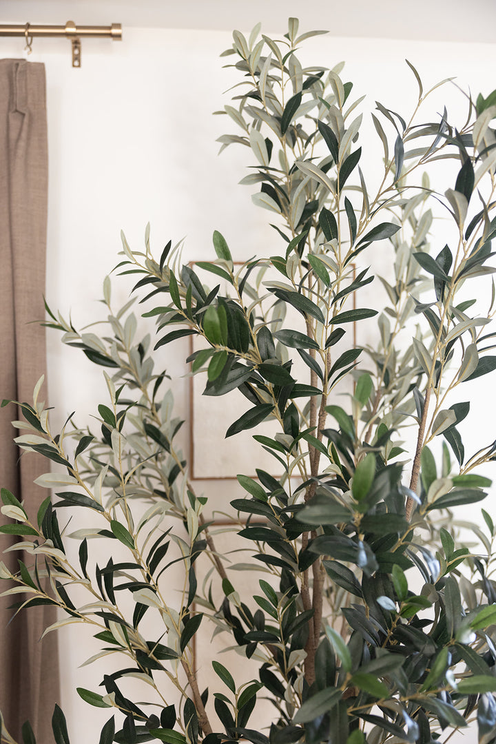 Faux olive tree, artificial olive tree for home decor, lifelike botanical plant for stylish home styling and indoor decor