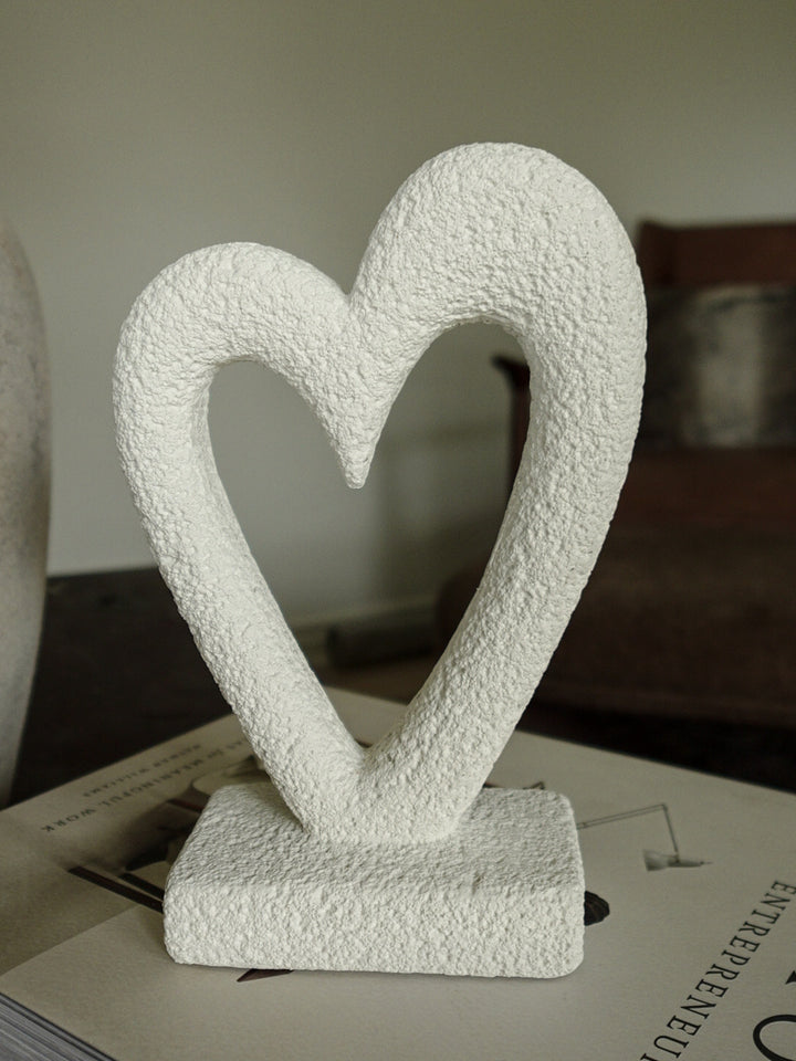 White Decorative Heart