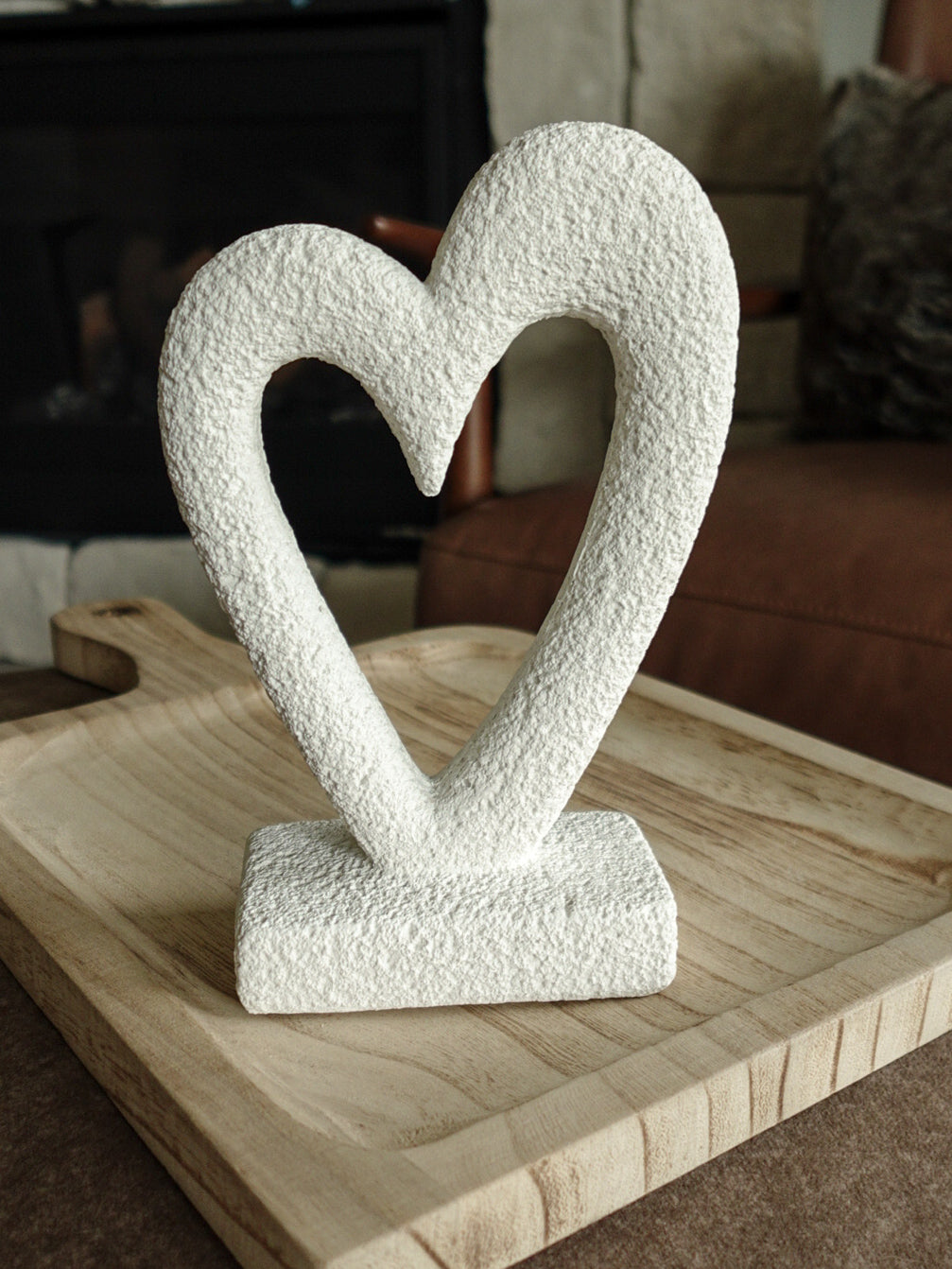 White Decorative Heart