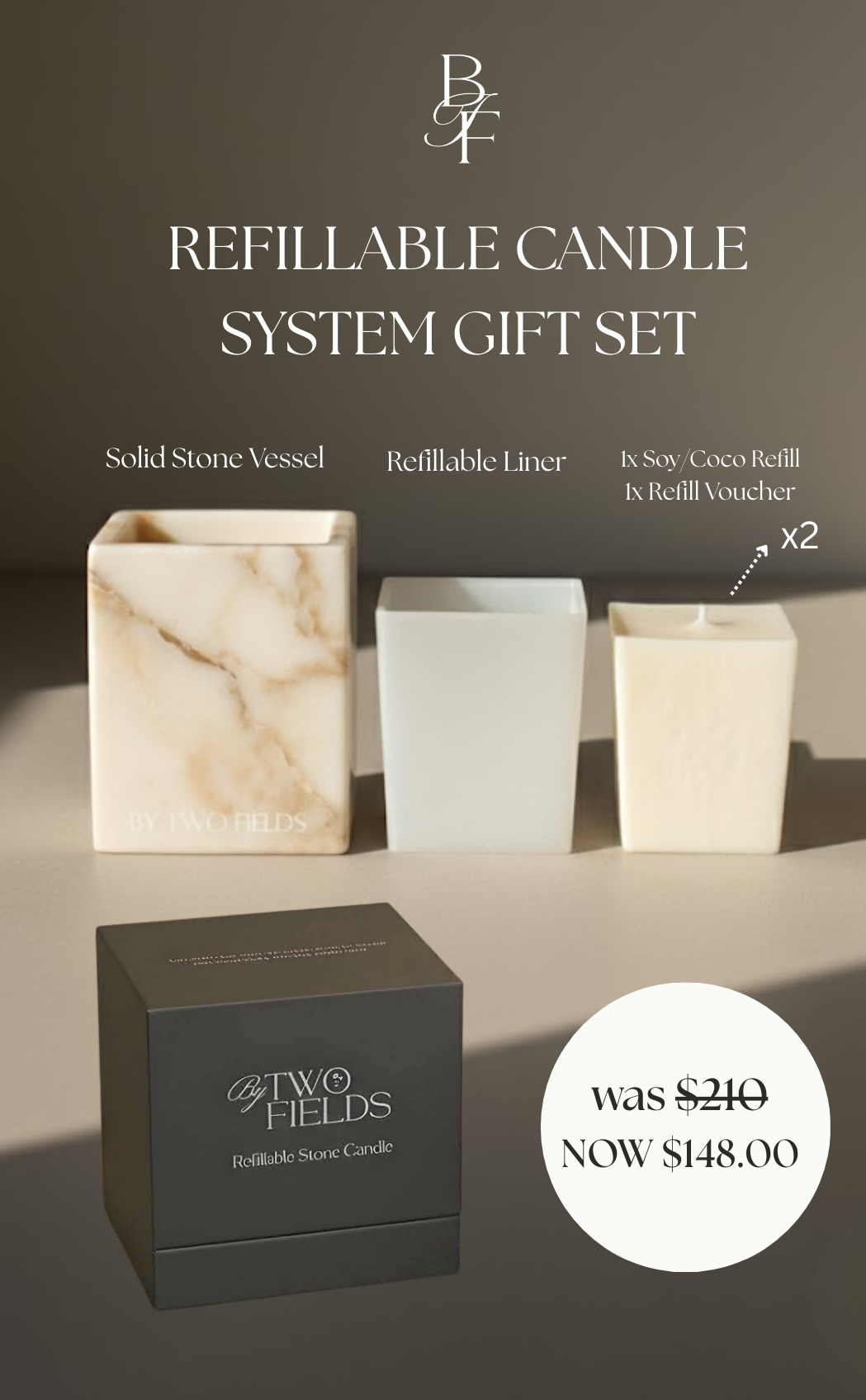 The Refillable Candle System - Black Friday Promo