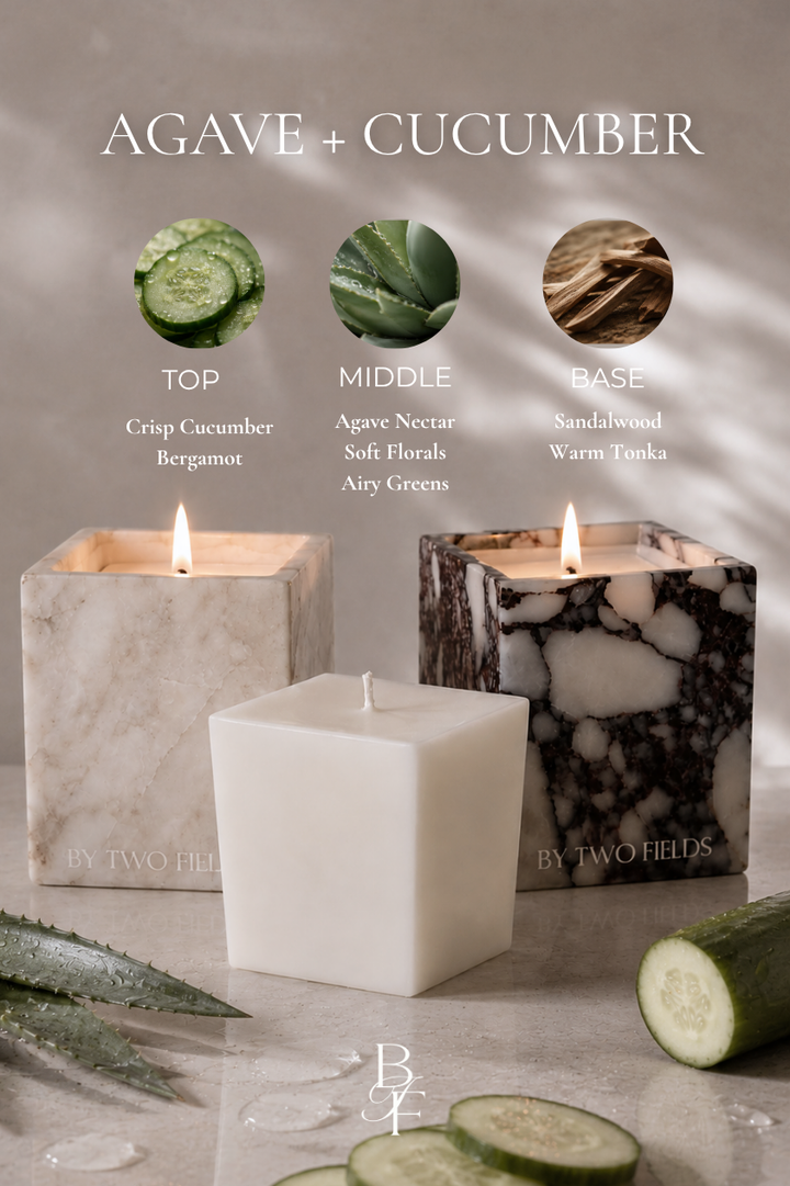 Agave & Cucumber- 9oz Candle Refill