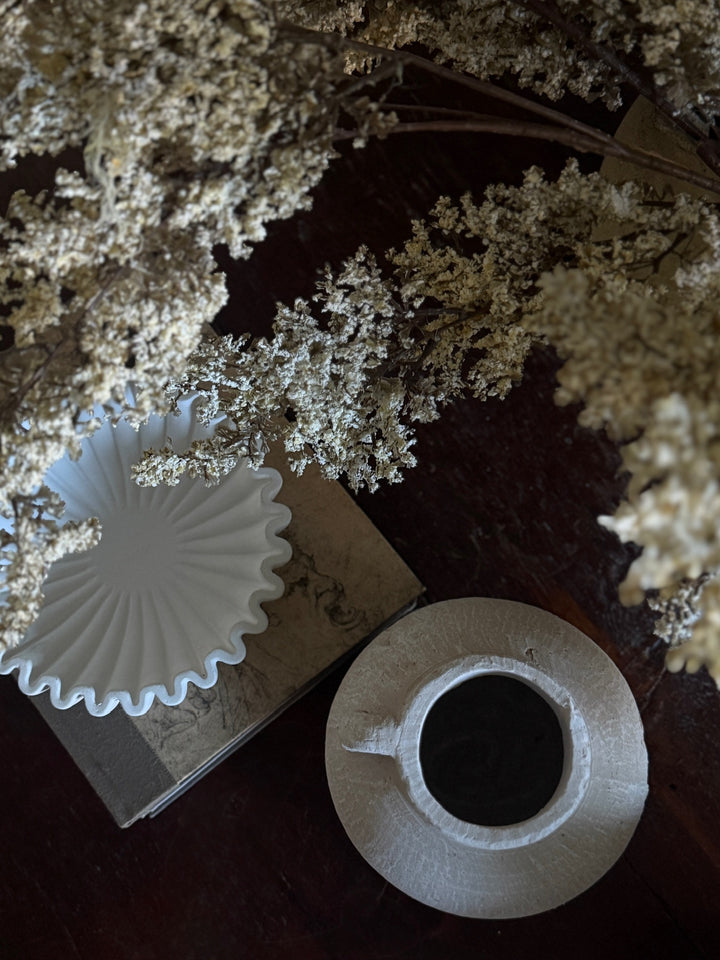 Decorative Fluted Ruffle Bowl