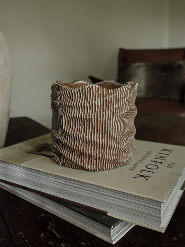 Wavy Decorative Pot