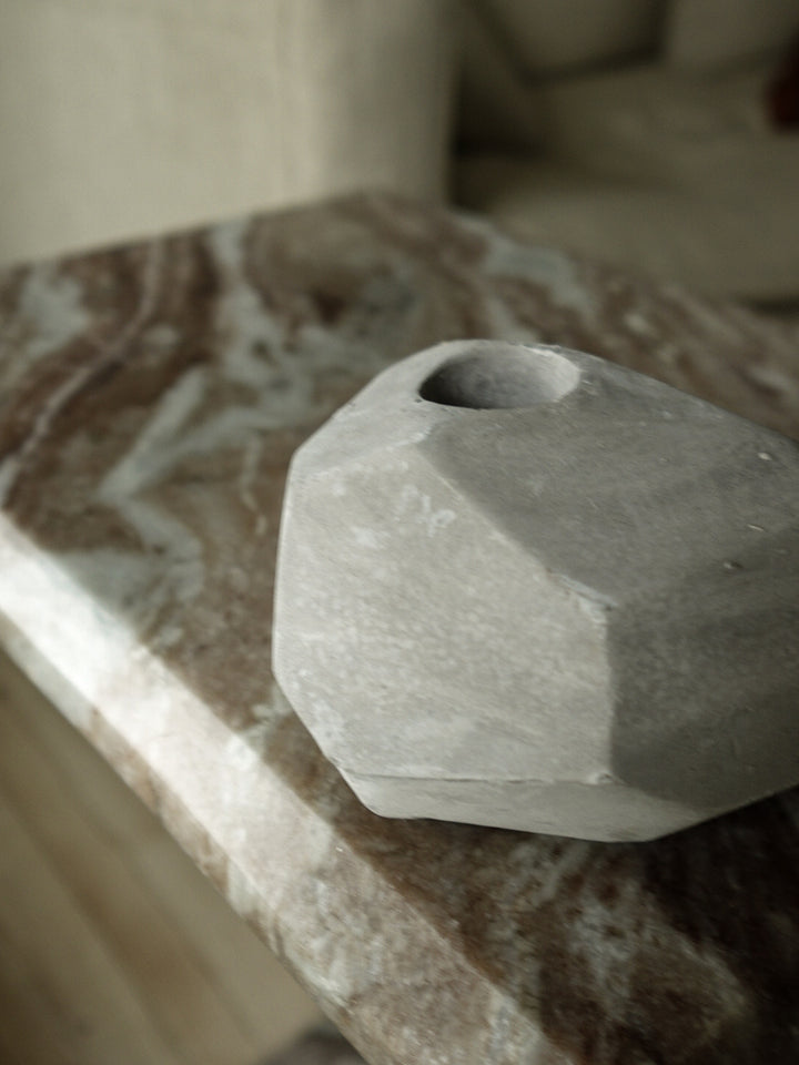 Rock Candle Holder