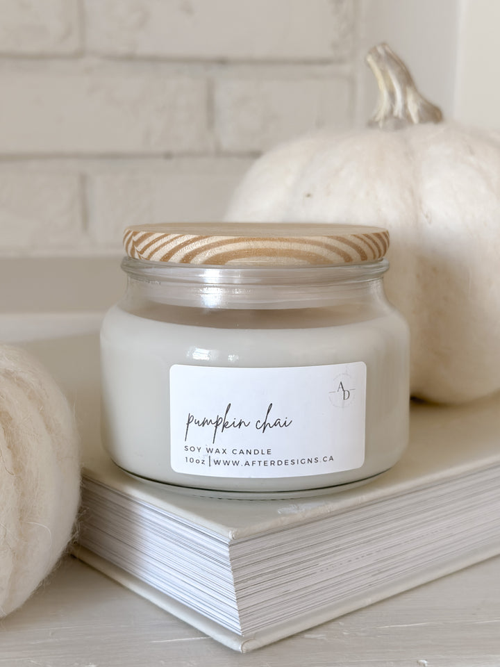 Hand Poured Soy Candle- Pumpkin Chai