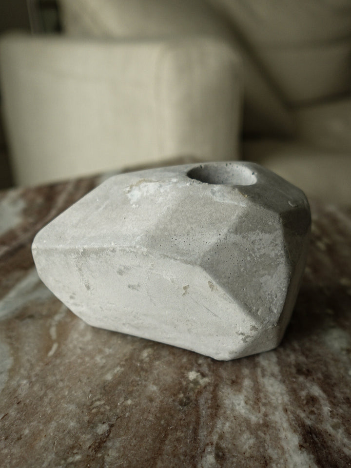 Rock Candle Holder