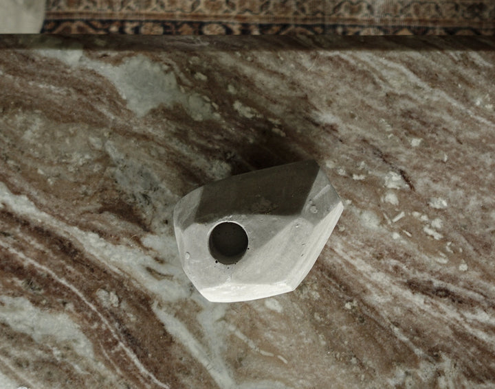 Rock Candle Holder