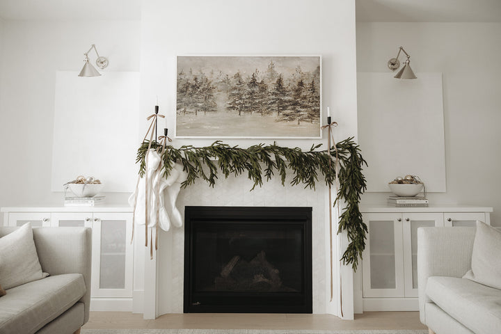 Real Touch Faux Norfolk Garland- 8Ft