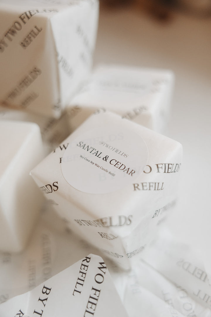 Santal & Cedar - 9oz Candle Refill