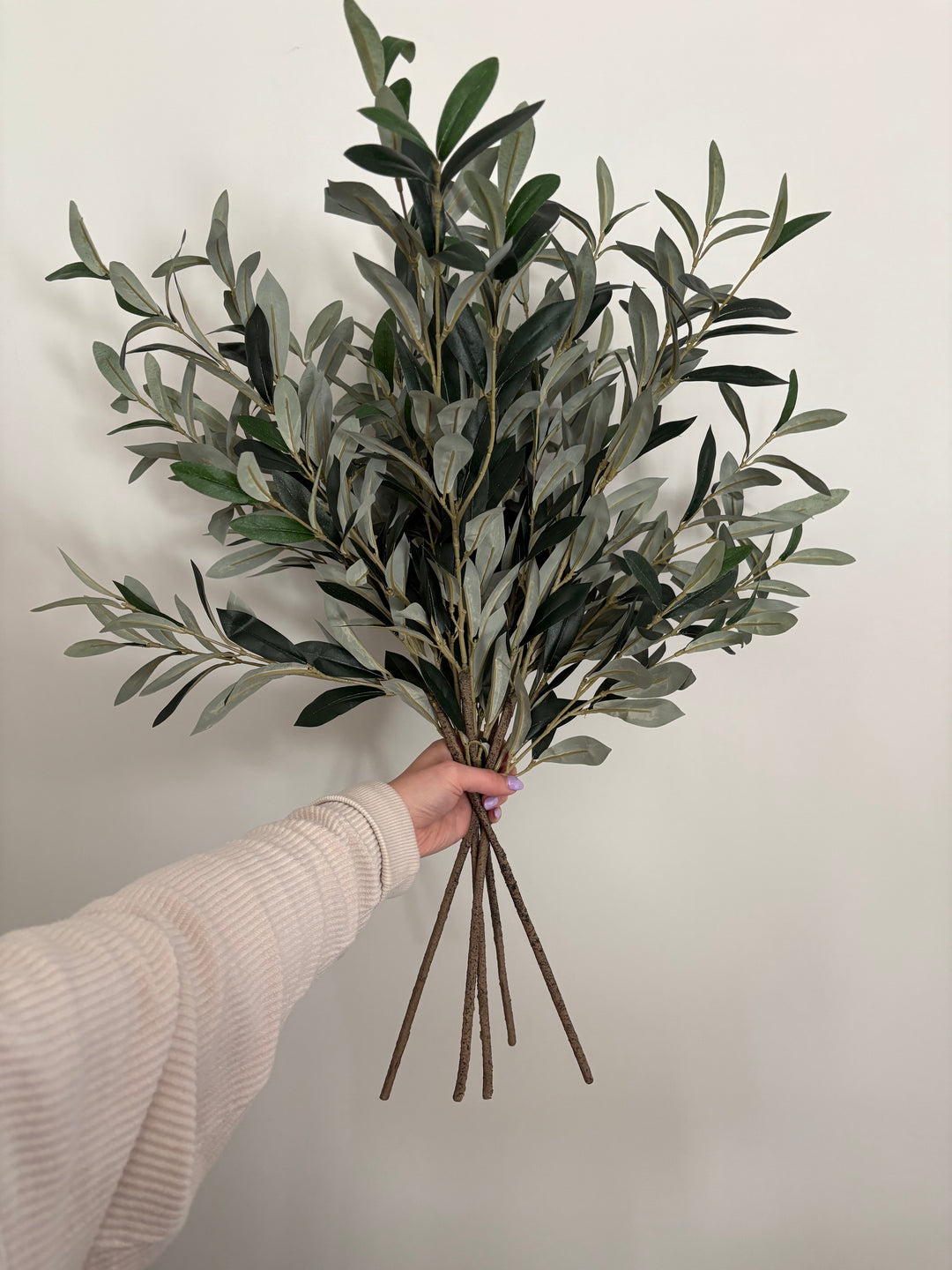 Faux/Artificial Tuscan Olive Stems BUNDLE OF 4