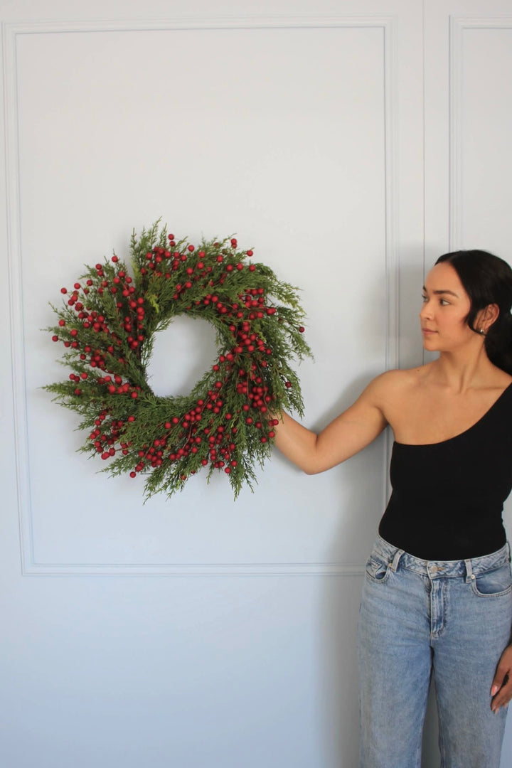 Real-Touch Faux Berry Wreath - PRE-ORDER