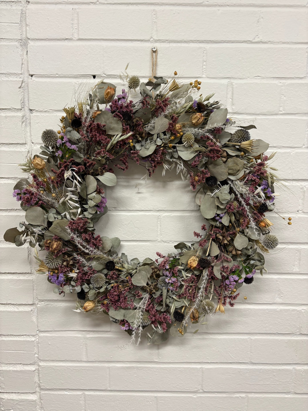Dried Spring Floral Wreath