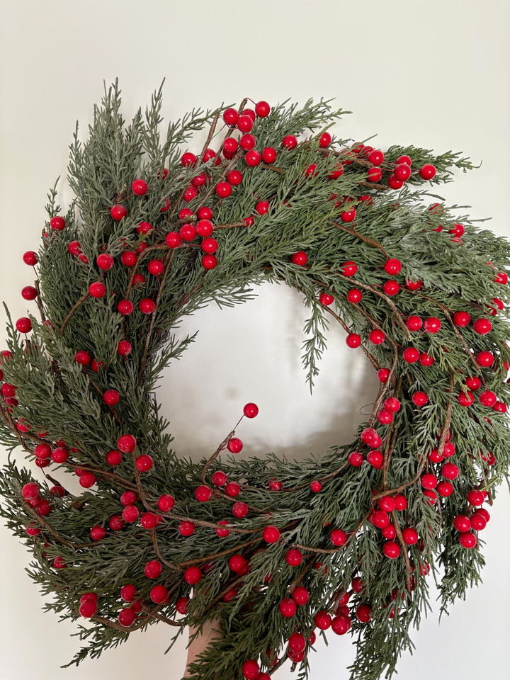 Real Touch - Frosted Berry Wreath