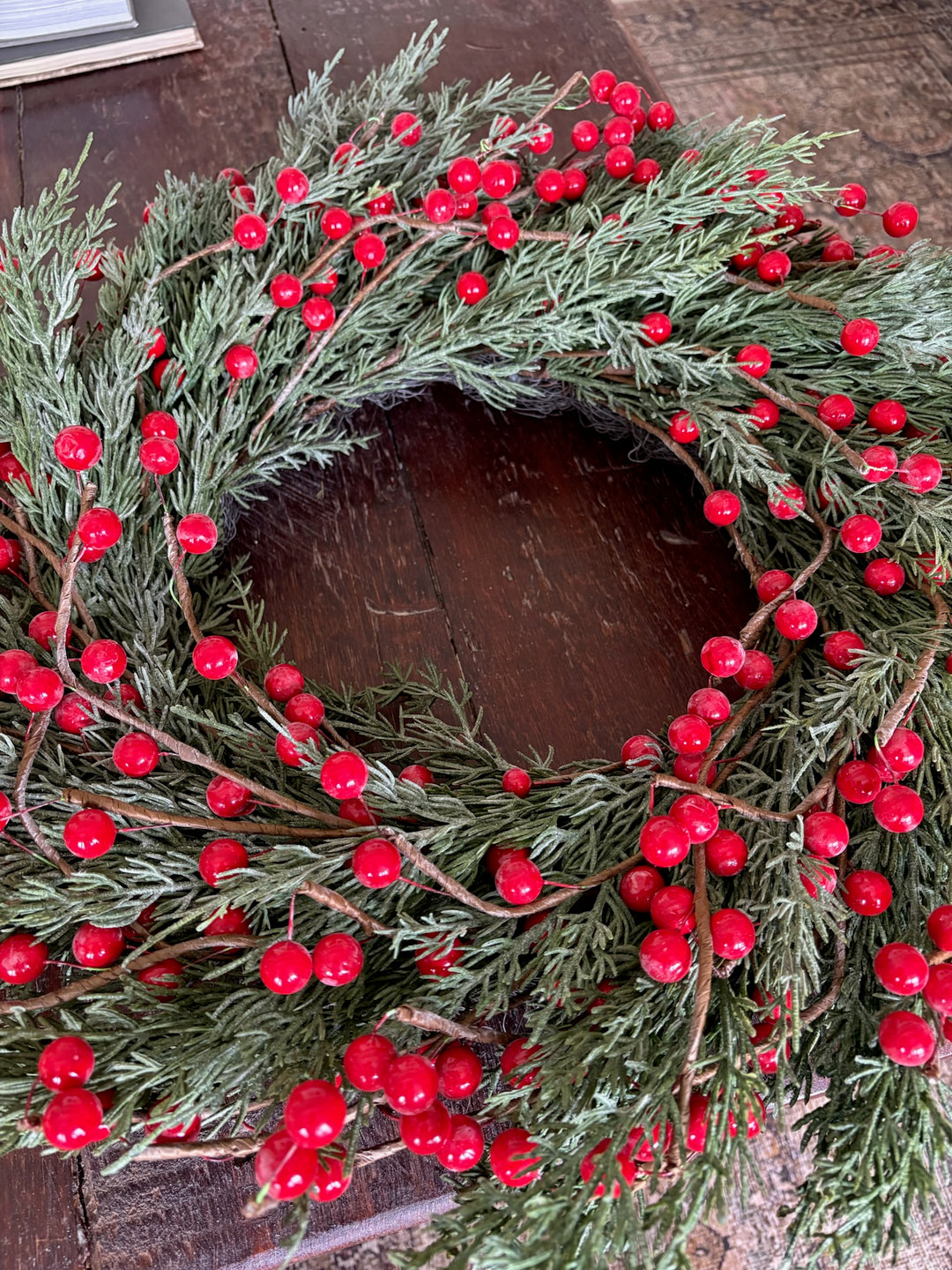 Real Touch - Frosted Berry Wreath