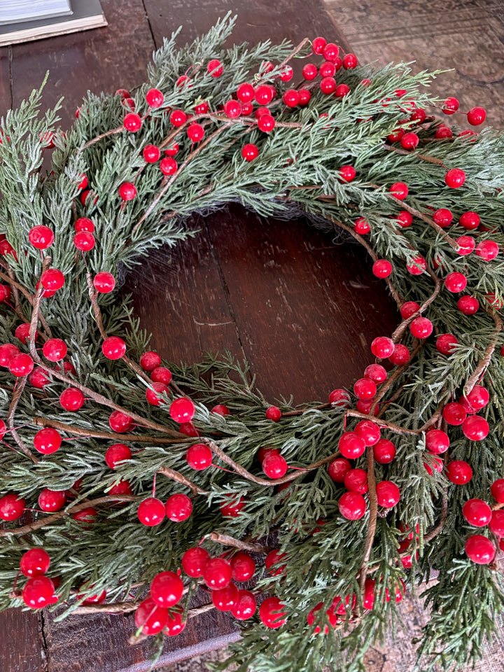 Real Touch - Frosted Berry Wreath