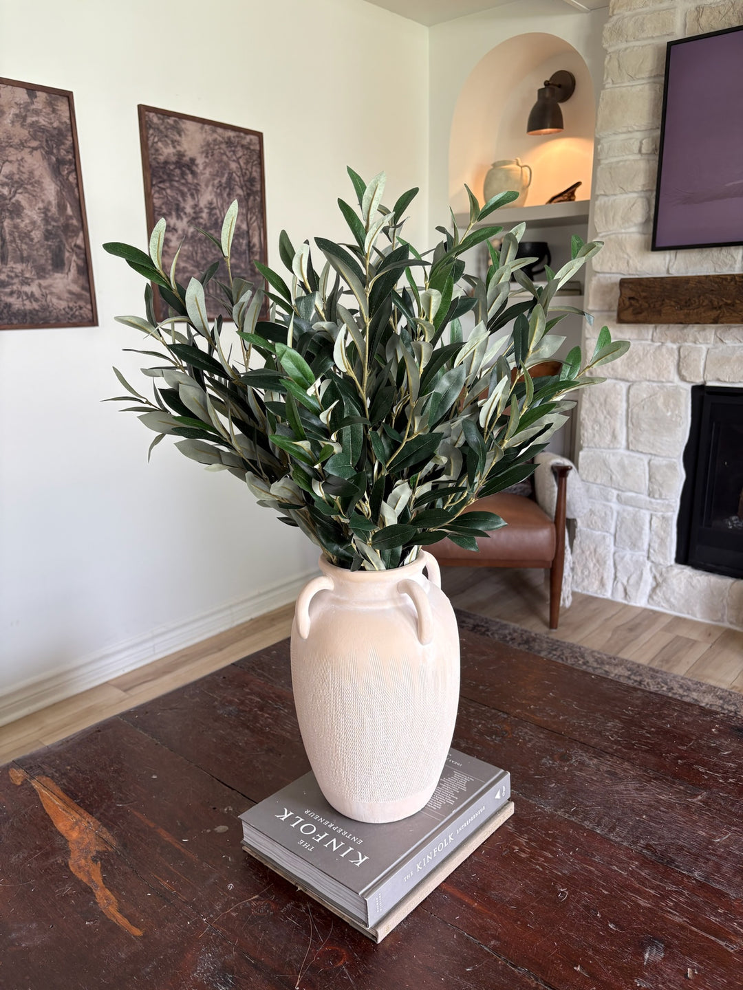 Faux/Artificial Tuscan Olive Stems BUNDLE OF 4