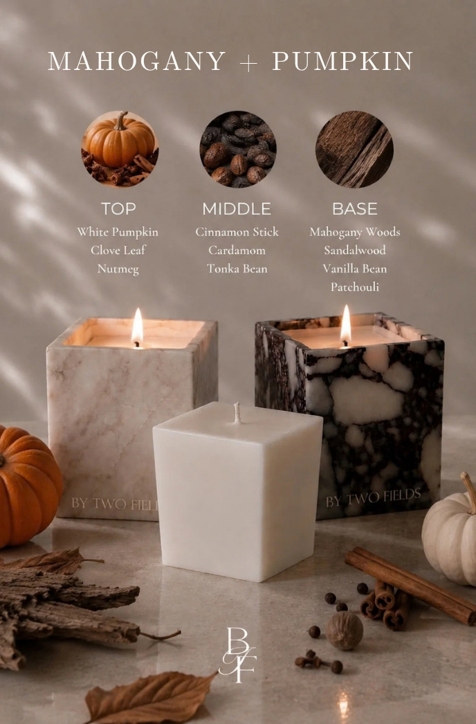 Mahogany & Pumpkin - 9oz Candle Refill