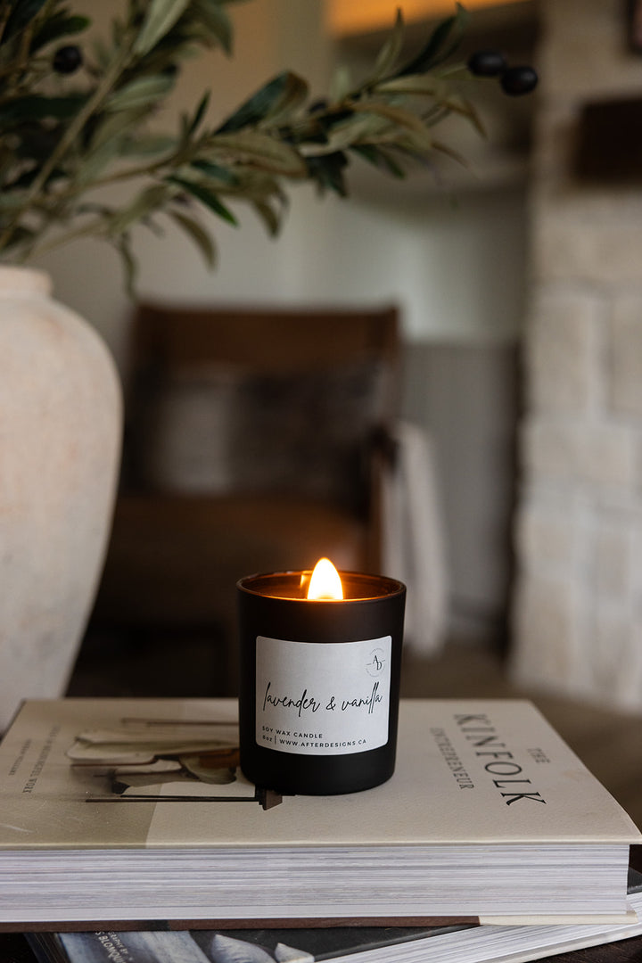 8oz Wood wick Soy Candles