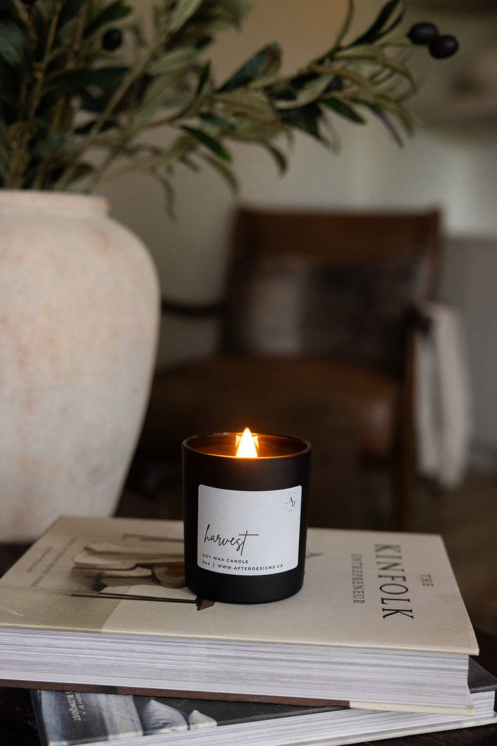 8oz Wood wick Soy Candles