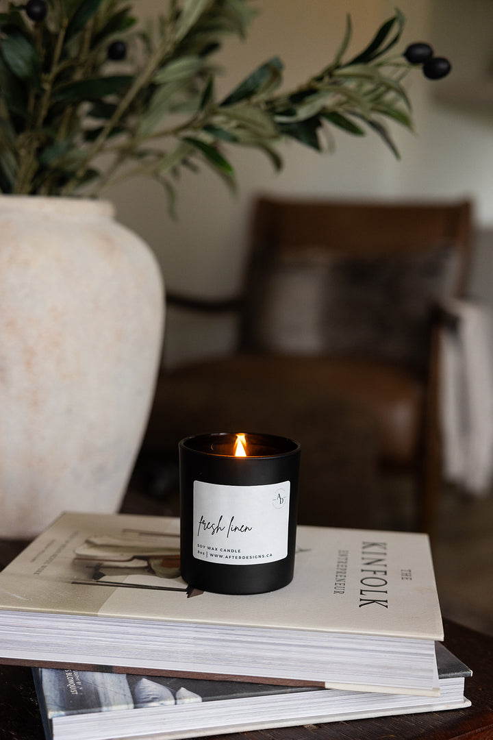 8oz Wood wick Soy Candles