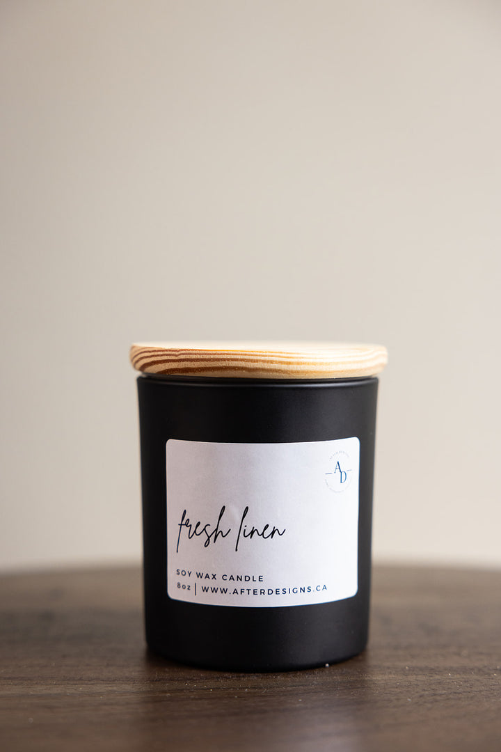 8oz Wood wick Soy Candles