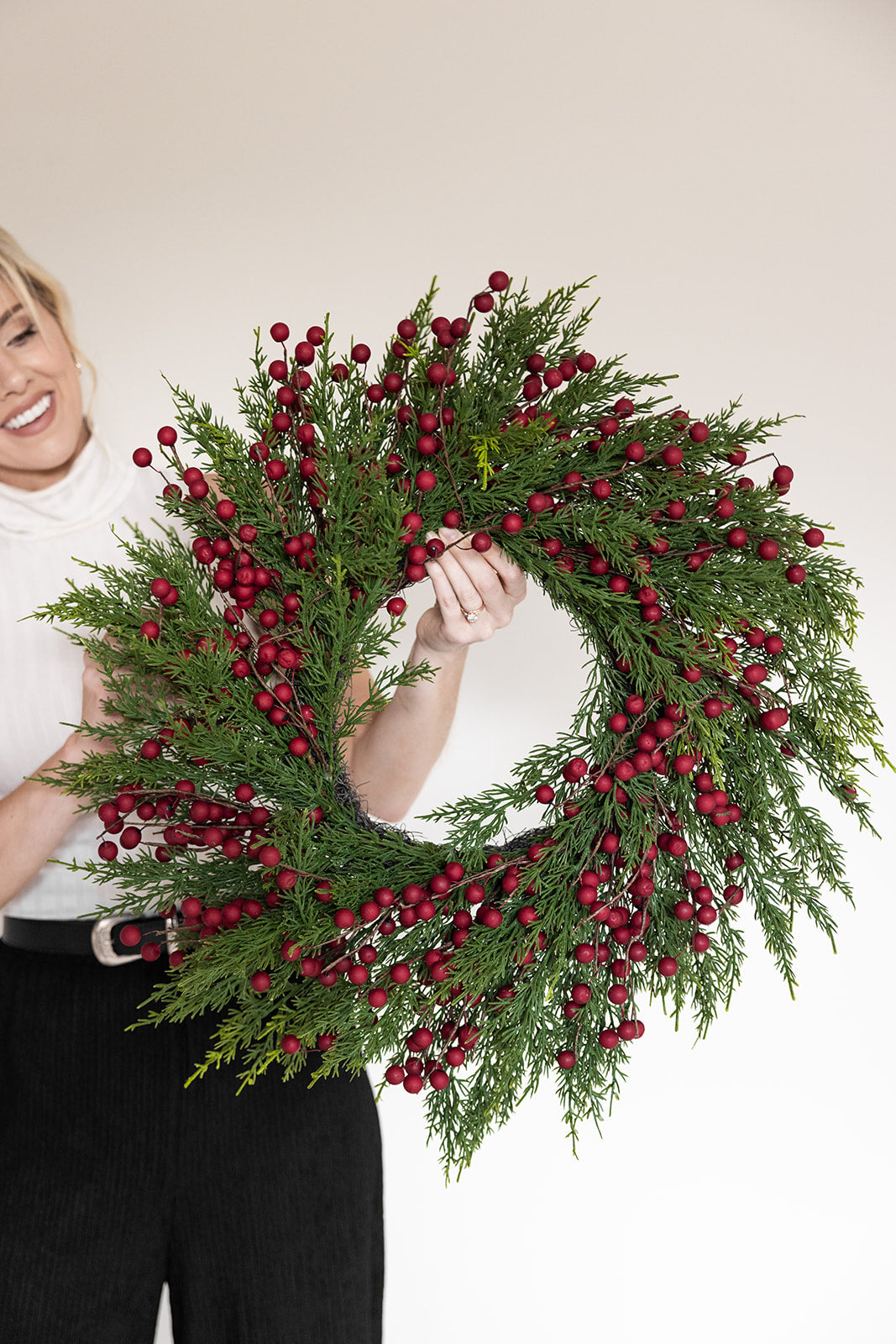 Real-Touch Faux Berry Wreath - PRE-ORDER