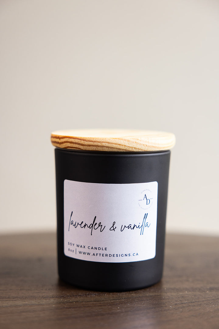 8oz Wood wick Soy Candles