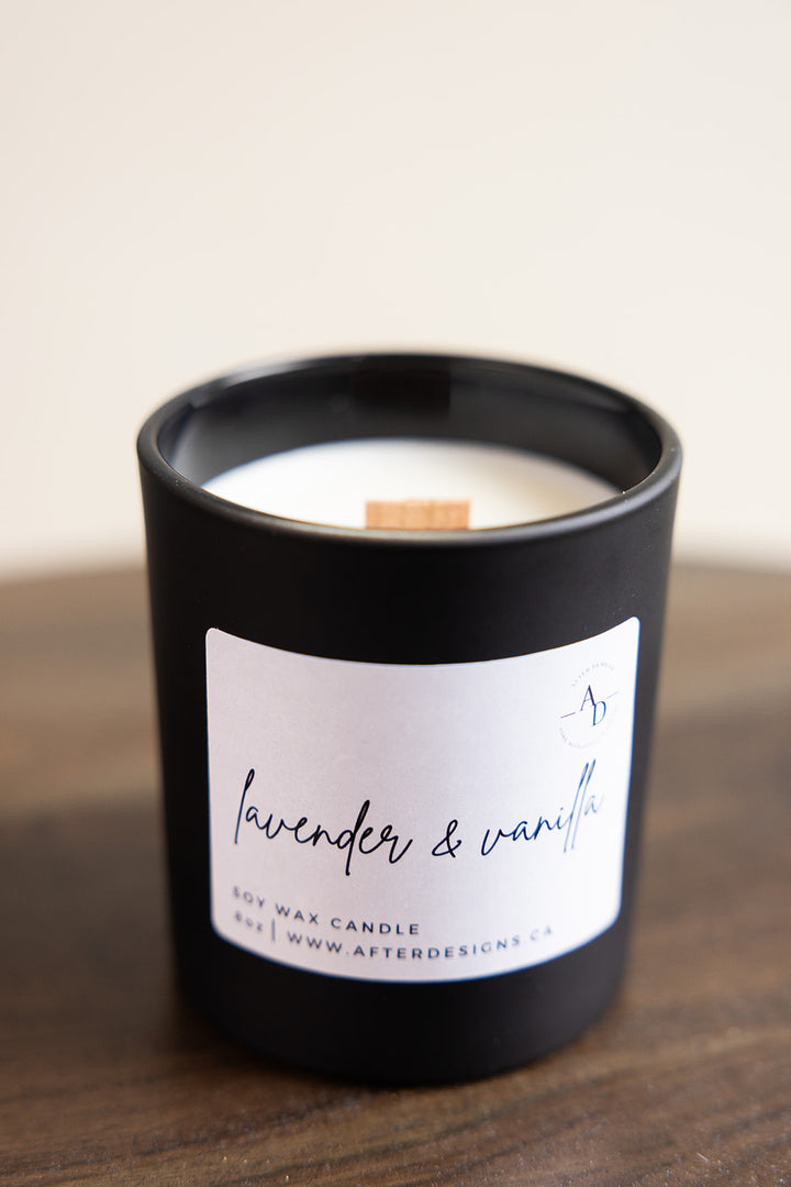 8oz Wood wick Soy Candles