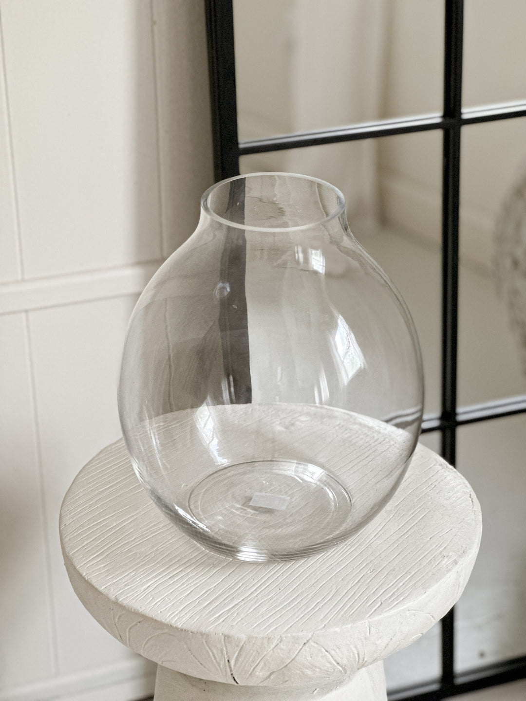 Large Glass Bubble Vase