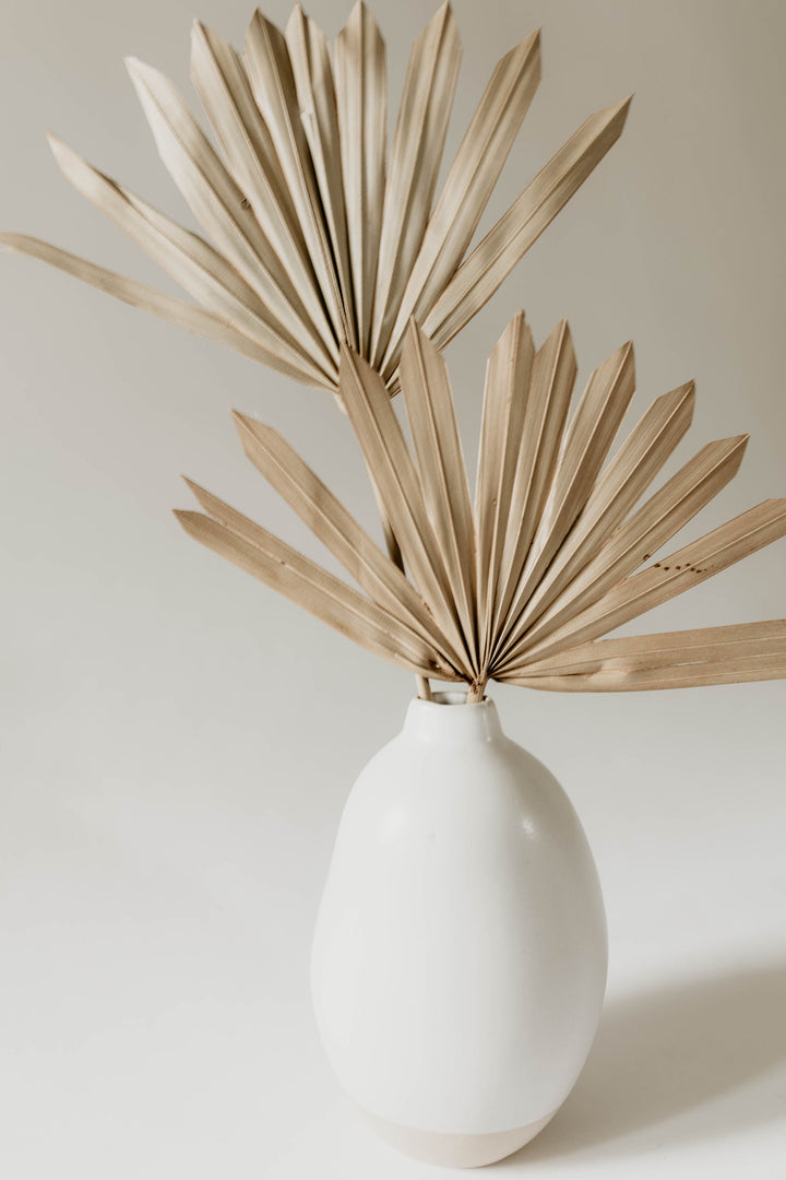 Natural sun palms in modern vase from By Two Fields
