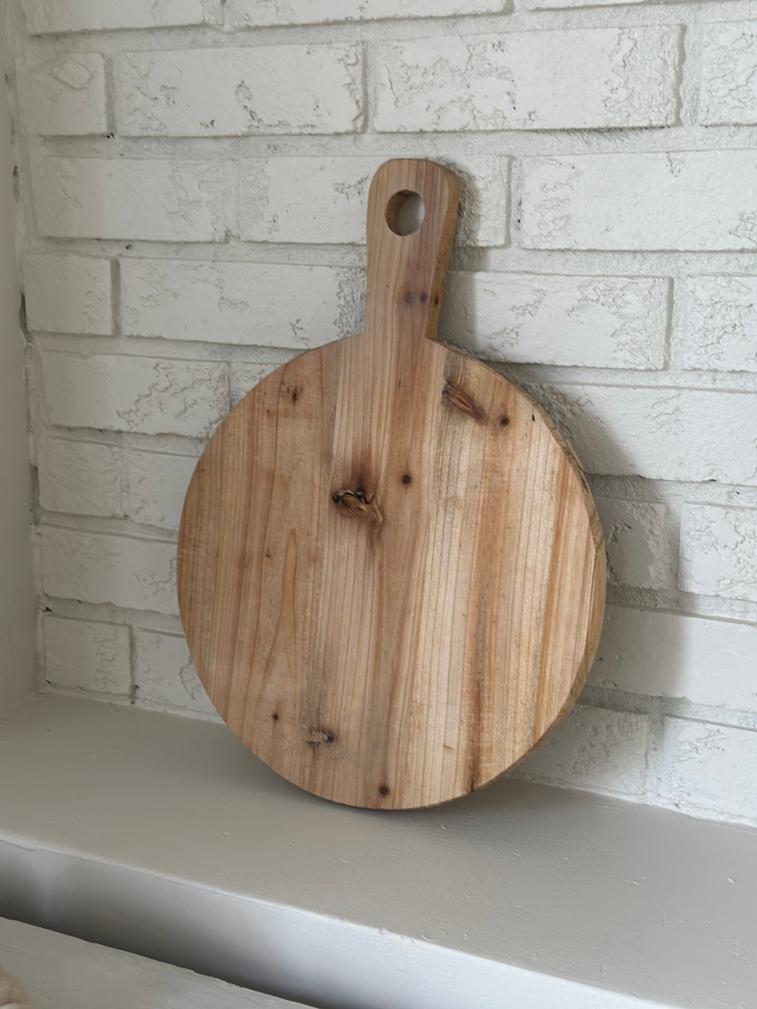 Round Wood Serving Tray