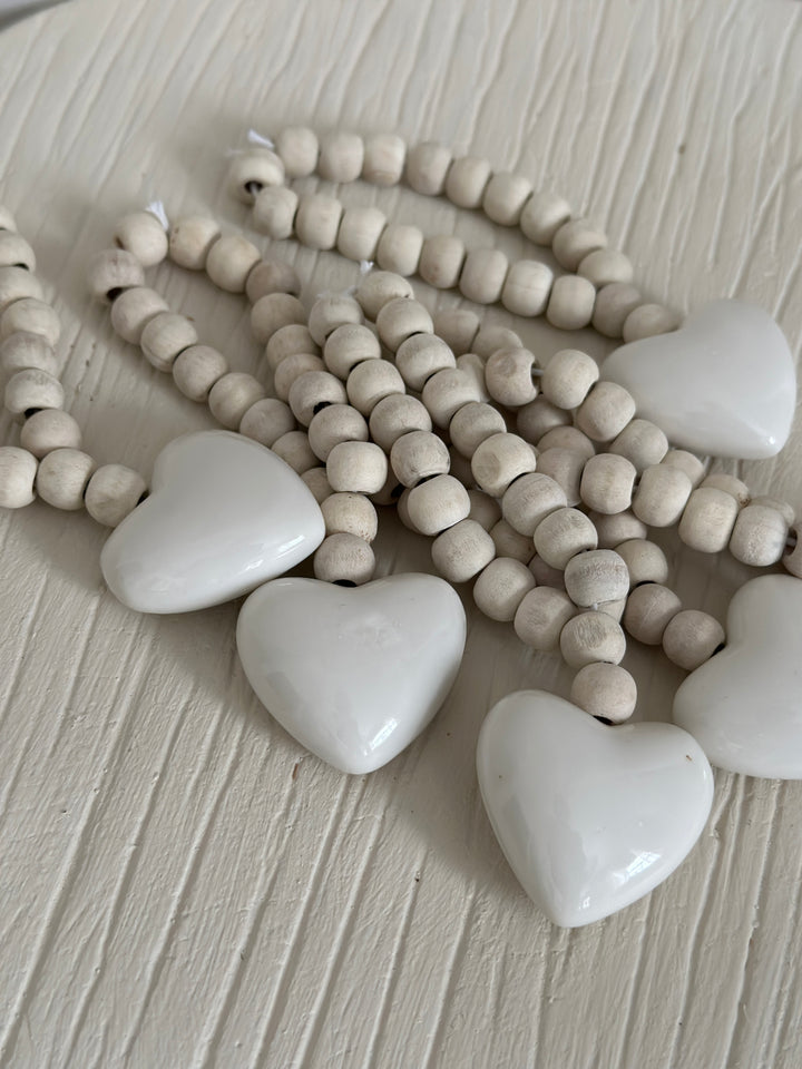Decorative Heart Beads
